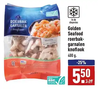 ALDI Golden seafood roerbak-garnalen knoflook 400g aanbieding