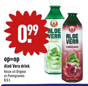 ALDI Aloe vera drink aanbieding