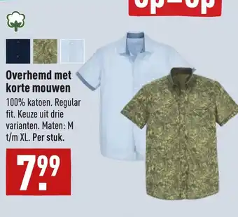 ALDI Overhemd met korte mouwen aanbieding