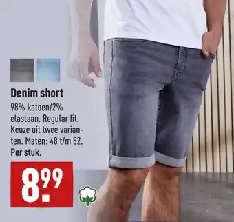 ALDI Denim short aanbieding