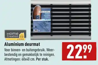 ALDI Aluminium deurmat 60x40cm aanbieding