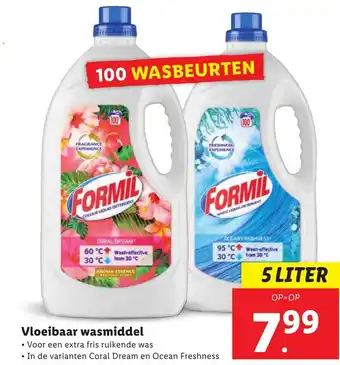 Lidl Vloeibaar wasmiddel 5 liter aanbieding