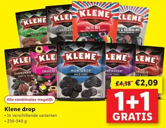 Lidl Klene dop 230-340g aanbieding