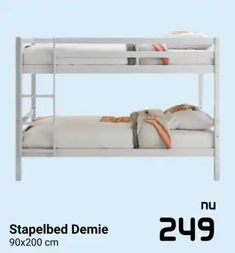 Beddenreus Stapelbed Demie 90x200cm aanbieding