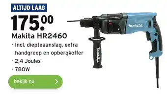 GAMMA Makita Boorhamer HR2460 aanbieding