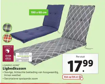 Lidl Ligbedkussen aanbieding