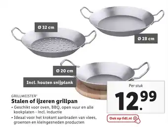 Lidl Stalen of ijzeren grillpan aanbieding