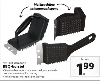 Lidl BBQ- borstel aanbieding