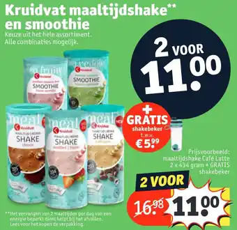 Kruidvat Kruidvat maaltijdshake en smoothie aanbieding