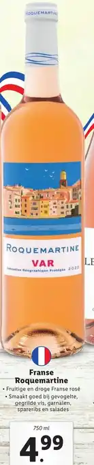 Lidl Franse roquemartine 750ml aanbieding