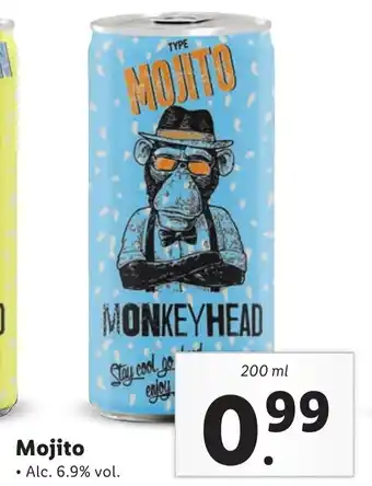 Lidl Mojito 200ml aanbieding