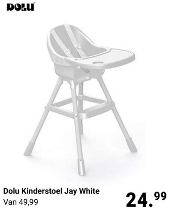 Van Asten BabySuperstore Dolu Kinderstoel Jay White aanbieding