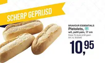 Bidfood Bravour Essentials Pistolets 17 cm 80 gram aanbieding