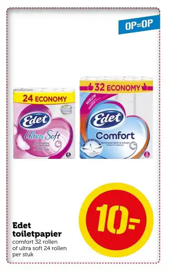 Coop Edet toiletpapier aanbieding