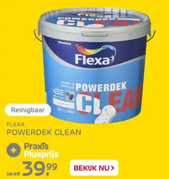 Praxis Flexa powerdek clean 10 L aanbieding