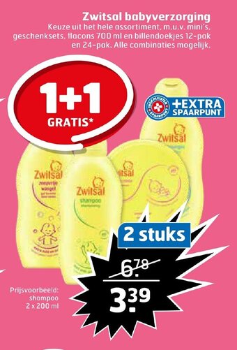 Trekpleister Zwitsal babyverzorging aanbieding