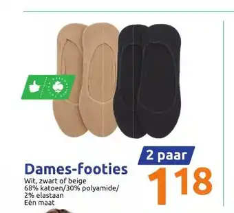 Action Dames-footies aanbieding