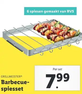 Lidl Barbecue- spiesset aanbieding