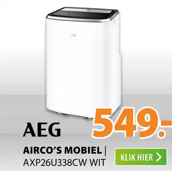 Expert Aeg airco's mobiel axp26u338cw wit aanbieding