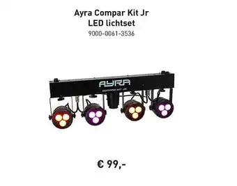 Bax-Music Ayra compar kit jr led lichtset aanbieding