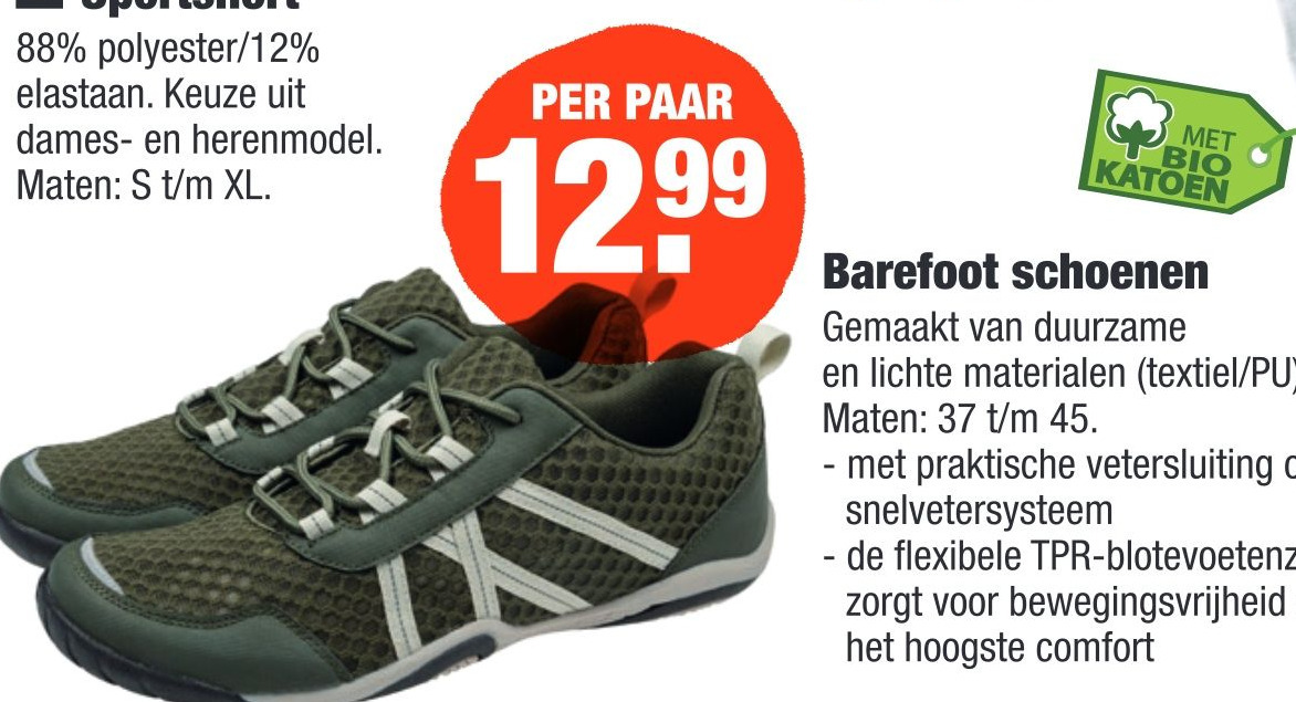 Barefoot schoenen aanbieding bij ALDI