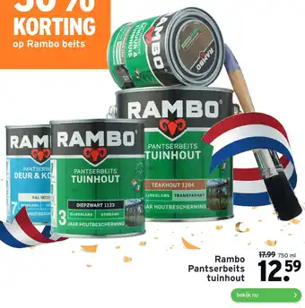 GAMMA Rambo pantserbeits tuinhout 750 ml aanbieding