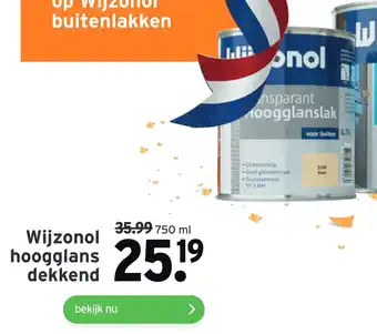 GAMMA Wijzonol hoogglans dekkend 750 ml aanbieding