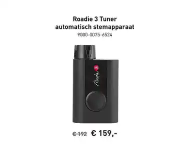 Bax-Music Roadie 3 tuner automatisch stemapparaat aanbieding