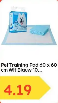 Ochama Pet Training Pad 60 x 60 cm Wit Blauw 10... aanbieding