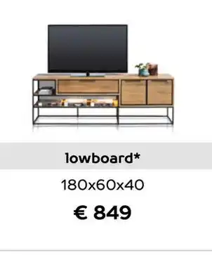 Henders & Hazel Lowboard* 180x60x40 aanbieding