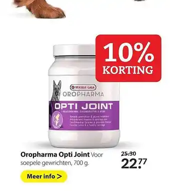 Boerenbond Oropharma opti joint 700 gram aanbieding