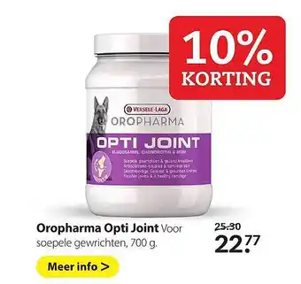 Pets Place Oropharma opti joint 700 gram aanbieding