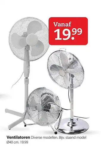 Boerenbond Ventilatoren Ø40 cm aanbieding