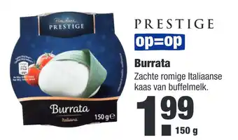 ALDI Burrata 150 gram aanbieding