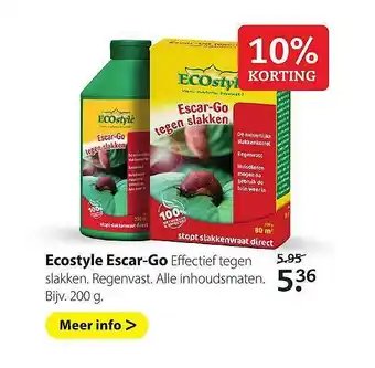 Boerenbond Ecostyle escar-go 200 gram aanbieding