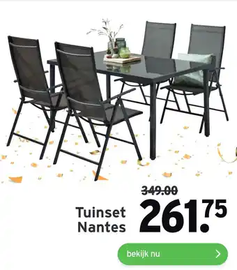 GAMMA Tuinset nantes aanbieding