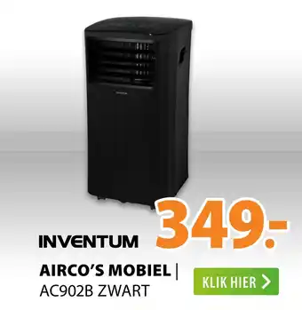 Expert Inventum airco's mobiel ac902b zwart aanbieding