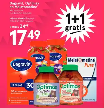 Etos Dagravit, optimax en melatomatine aanbieding