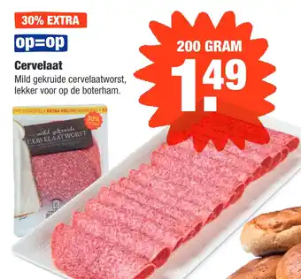 ALDI Cervelaat 200 gram aanbieding