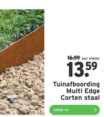 GAMMA Tuinafboording multi edge corten staal aanbieding