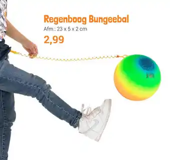 Lobbes Regenboog bungeebal aanbieding