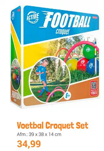 Lobbes Voetbal croquet set aanbieding