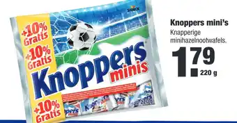 ALDI Knoppers mini's 220 gram aanbieding