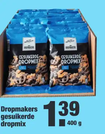 ALDI Dropmakers jesuikerde dropmix 400 gram aanbieding