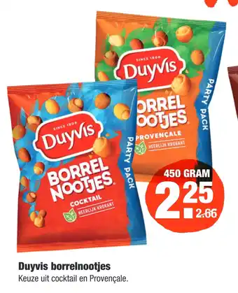 ALDI Duyvis borrelnootjes 450 gram aanbieding