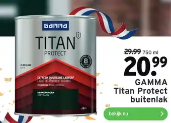 GAMMA GAMMA titan protect buitenlak 750 ml aanbieding