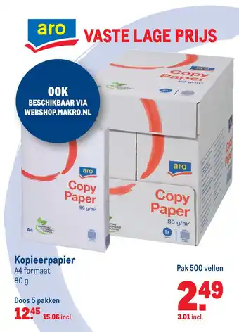 Makro Kopieerpapier aanbieding