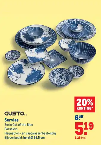 Makro Servies aanbieding