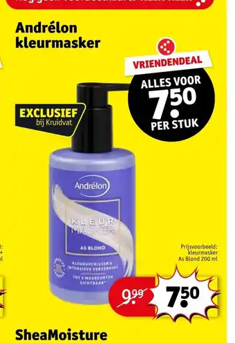 Kruidvat Andrelon kleurmasker aanbieding