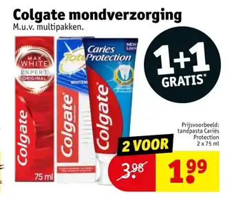 Kruidvat Colgate mondverzorging 2 voor aanbieding